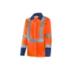 HIVIS-Damen-Blousonjacke warnorange/marine