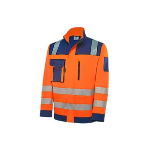 HIVIS-Blousonjacke warnorange/marine