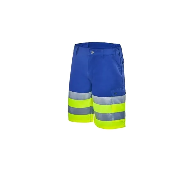 HIVIS-Bermuda-Hose marine/warngelb