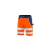 HIVIS-Bermuda-Hose warnorange/marine