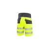HIVIS-Bermuda-Hose warngelb/graphitgrau