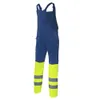 HIVIS-Latzhose marine/warngelb