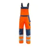 HIVIS-Latzhose warnorange/marine