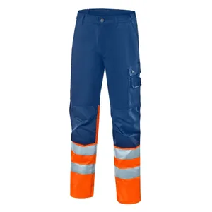 HIVIS-Bundhose marine/warnorange