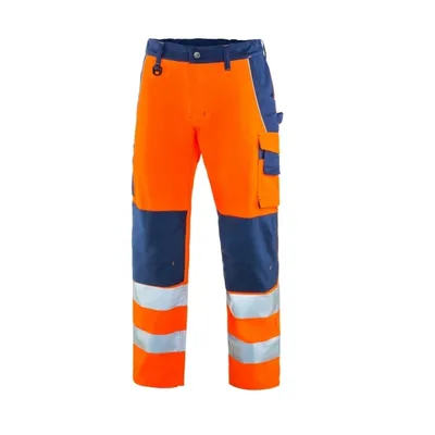 HIVIS-Bundhose warnorange/marine