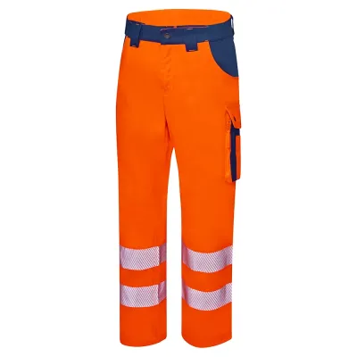 HIVIS-Bundhose warnorange/marine