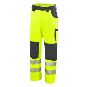HIVIS-Bundhose warngelb/graphitgrau