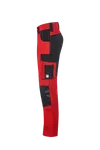 Stretch-Bundhose - rot/schwarz