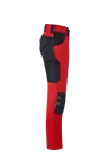 Stretch-Bundhose - rot/schwarz