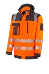 HIVIS-Winter-Softshell-Jacke warnorange/graphitgrau