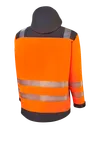 HIVIS-Winter-Softshell-Jacke warnorange/graphitgrau