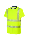 HIVIS T-Shirt High-Visibility Yellow/Navy