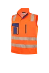 HIVIS-Weste warnorange/marine
