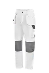 Bundhose weiß/graphitgrau
