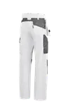 Bundhose weiß/graphitgrau