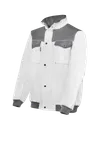 Pilotenjacke weiß/graphitgrau
