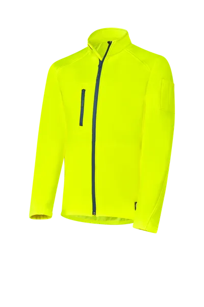 Softshell-Jacke warngelb