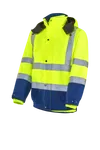 HIVIS-Pilotenjacke 2in1 warngelb/marine