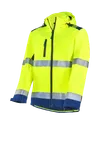 HIVIS-Softshell-Jacke warngelb/marine