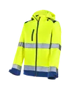 HIVIS-Damen-Softshell-Jacke warngelb/marine