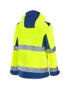 HIVIS-Damen-Softshell-Jacke warngelb/marine