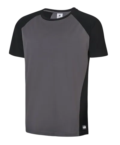 T-Shirt graphitgrau/schwarz
