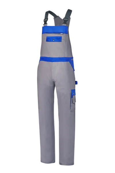 Latzhose delfingrau/kornblau